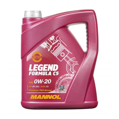 Abbildung von Mannol Legend Formula C5 0W 20 5l Motoröl MN7921 5 BMW: 1 Schrägheck, 3 Touring, Limousine, MERCEDES BENZ: C Klasse T modell, Limousine