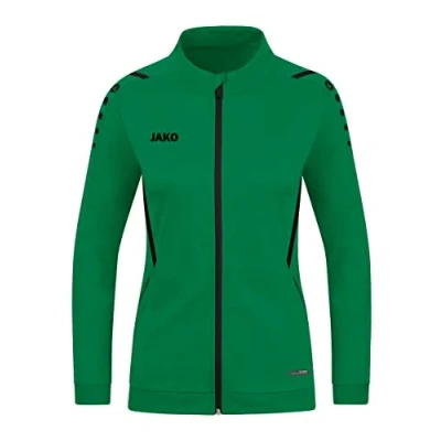 Abbildung von JAKO Challenge Trainingsjacke, Damen, Größe: 38, Gruenschwarz