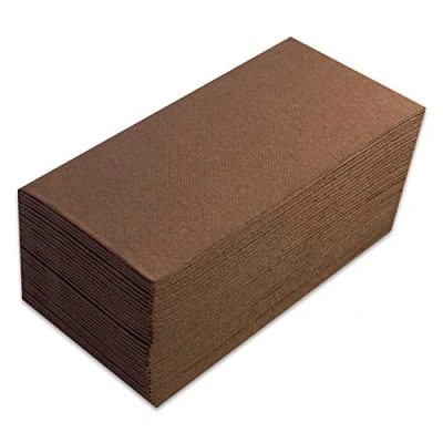 Abbildung von Hängelampe ser42107568 Premium, Serviette 40 x 40, 2 lagig, 1/8 Falz, Servietten, punta punta, Schokolade