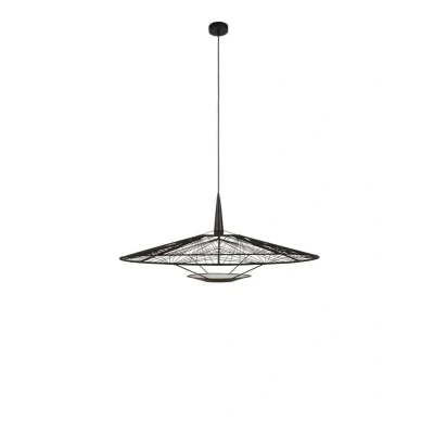 Abbildung von Forestier Carpa L Hängeleuchte, schwarz, Ø 100 cm