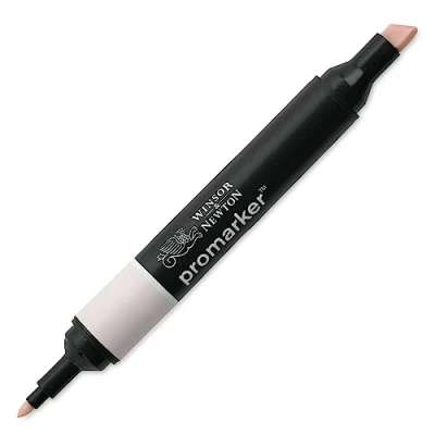 Abbildung von Winsor &amp; Newton 0203014 ProMarker, Professioneller Layoutmarker 2 Spitzen, fein und breit für Zeichnungen, Design Layouts Blaue Blüte