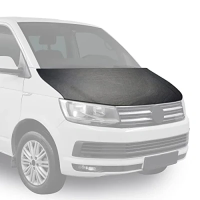 Abbildung von OMAC Haubenbra Steinschlagschutz kompatibel mit Ford Transit Tourneo Custom 2013 18 Carbon Optik