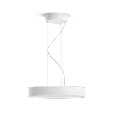 Abbildung von Philips Hue White Amb. Enrave Pendelleuchte weiß 4500lm inkl. Dimmschalter, 1 Stück (1er Pack)