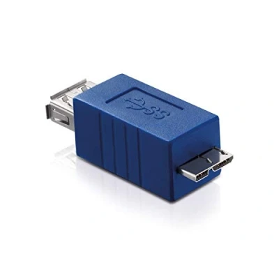 Abbildung von adaptare 42404 USB 3.0 Adapter Micro Stecker auf Buchse Typ A blau