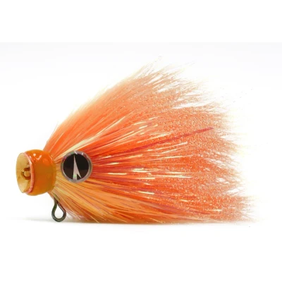 Abbildung von VMC Baby Mustache Shallow X1 UV Orange Jighead Bleifrei 14g Jigkopf