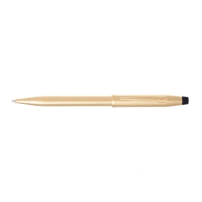 Abbildung von Cross Century II Kugelschreiber (Strichstäke M, Schreibfarbe: schwarz, inkl. Premium Geschenkbox) 23 Karat Walzgold