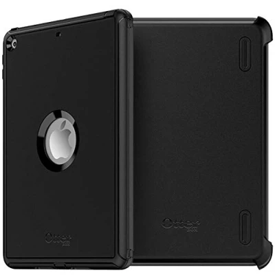 Abbildung von OtterBox Defender Series Schutzhülle für iPad 24,6 cm (9,7 Zoll) 5. (2017) und 6. (2018) Generation, keine Einzelhandelsverpackung, Schwarz
