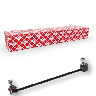 Abbildung von febi BILSTEIN 34657 Koppelstange Vorderachse links 322 M12 x 1,25 Plus mit selbstsichernder Mutter Stahl schwarz KIA: CARNIVAL / GRAND 3