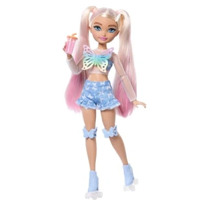 Abbildung von Barbie Anziehpuppe Dream Besties Rollschuh Party Malibu