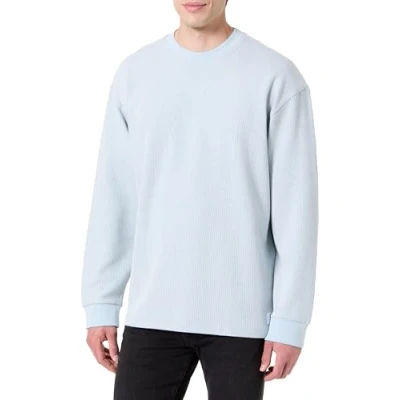 Abbildung von HUGO Nuwolo Strickpullover, Herren, Größe: Small, Open blue