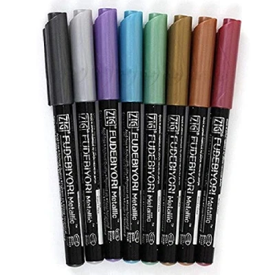 Abbildung von Fudebiyori Metallic 8 Color Set