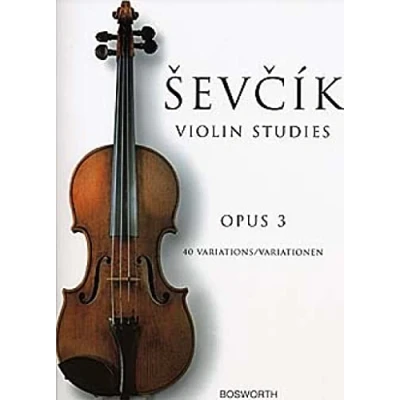 Abbildung von Sevcik Violin Studies Opus 3: 40 Variations / Variationen