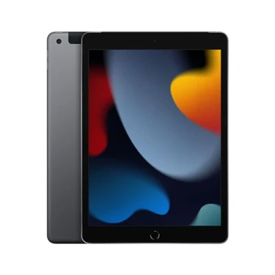 Abbildung von 2021 Apple iPad (10,2 zoll, Wi Fi + Zellular, 256GB) Space Grau (Generalüberholt)