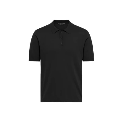 Abbildung von Only &amp; Sons Swyler LIFE NOOS Poloshirt, Herren, Größe: XS, Schwarz