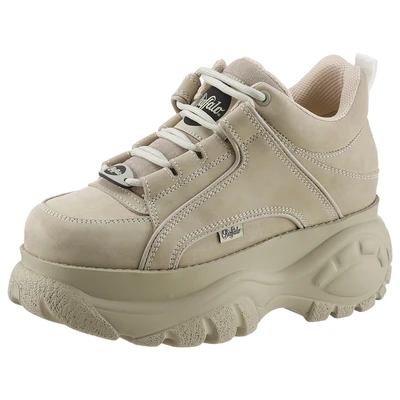 Abbildung von Buffalo Plateausneaker mit kräftiger Sohle, Freizeitschuh, Halbschuh, Schnürschuh