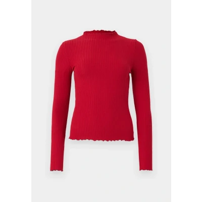 Abbildung von ONLY Onlemma Langarmshirt, Damen, Größe: XS, High risk red