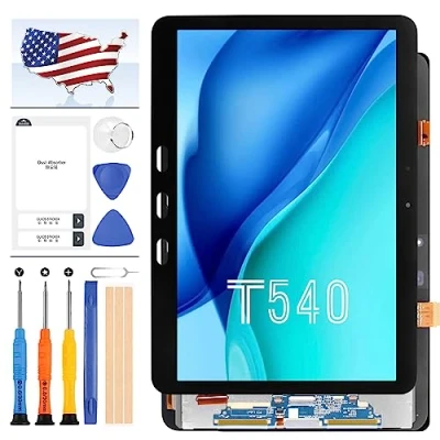 Abbildung von Ersatzbildschirm für Samsung Galaxy Tab Active Pro 10.1 T540 Display SM T545 T547 LCD Display, Touchscreen Digitizer (schwarz)