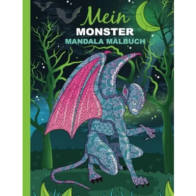 Abbildung von Mein Monster Mandala Malbuch: 50 tolle Mandalas für Kinder zum Ausmalen und Entspannen.