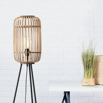 Abbildung von Brilliant Stehlampe Woodrow, ohne Leuchtmittel, dreibeinig hellbraun