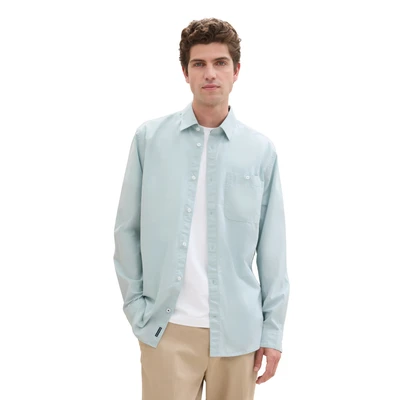 Abbildung von TOM Tailor Hemd, Herren, Größe: 3XL, Dusty mint fil a