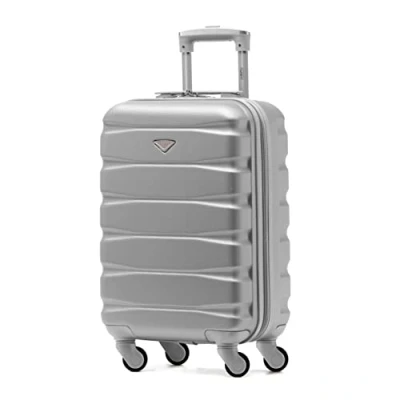 Abbildung von Flight Knight Leichte 4 Rad ABS Hartschalenkoffer Handgepack, zugelassen fur uber 100 Fluggesellschaften, darunter easyJet, British Airways, RyanAir, Virgin Atlantic, Emirates und viele mehr
