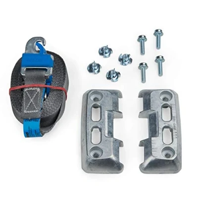 Abbildung von Bosch Sortimo L BOXX Halter Prosafe VPE2 + 1,4m Zurrgurt Lbox Halterung &amp; Klemmschlossgurt Ideal als Spanngurt für Autotransport