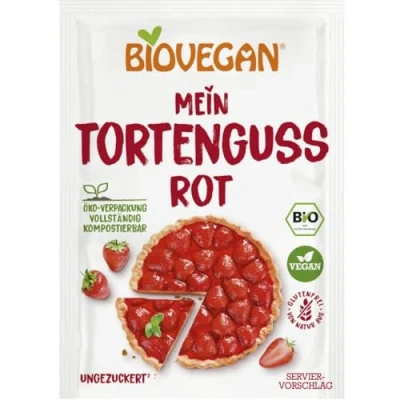 Abbildung von Biovegan Tortenguss rot bio 2 x 7 g 12er Pack