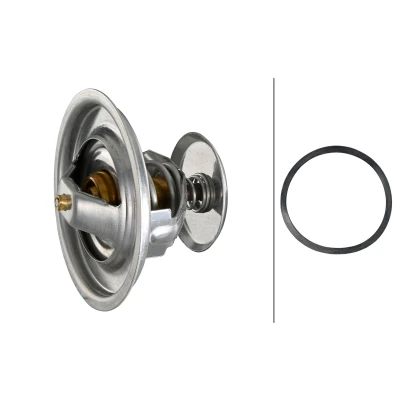 Abbildung von HELLA 8MT 354 778 481 Kühlwasserthermostat 83 mit Dichtungen
