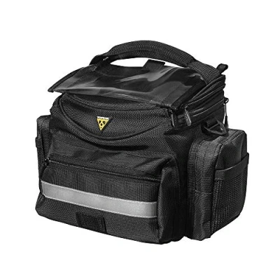 Abbildung von Topeak Unisex Erwachsene TourGuide Lenkertaschen, Schwarz, 25,5 x 23 18 cm