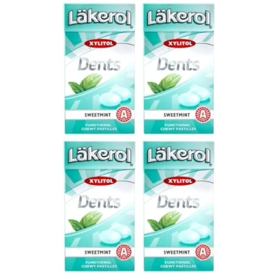 Abbildung von Cloetta Lakerol Dents Sweetmint Pastillen 4 Schachteln of 36g