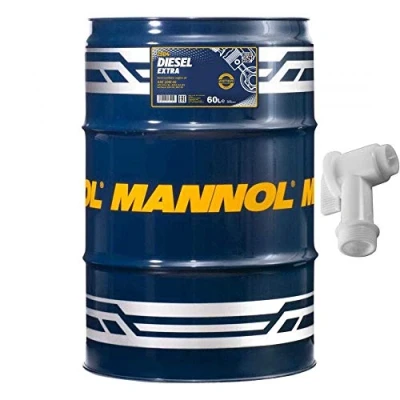 Abbildung von 60 L MANNOL Diesel Extra 10W 40 Premium Motoröl API CH 4/SL ACEA B4/A3 Hahn SAE B3/A3 505.00/502.00