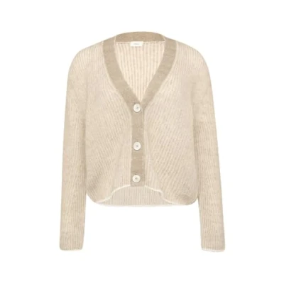 Abbildung von s.Oliver Black Label Strickjacke, Damen, Größe: 38, Sandstein