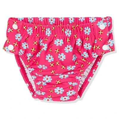Abbildung von Playshoes Badehose UV Schutz Windelhose Blumen zum Knöpfen