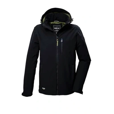 Abbildung von G.I.G.A. DX Herren Softshelljacke/Outdoorjacke mit abzippbarer Kapuze GW 29 MN SFTSHLL JCKT, schwarz, L, 41866 000