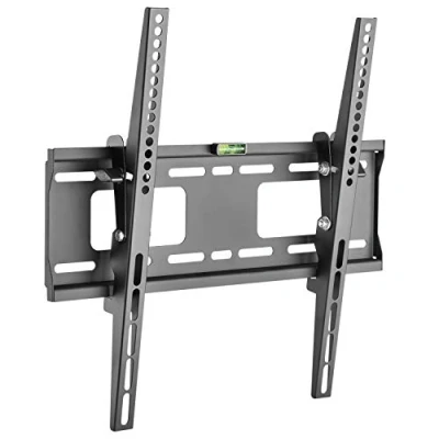 Abbildung von RICOO TV Wandhalterung Fernseher Neigbar Flach Slim für 32 55 Zoll, Universal Halterung N2344, Fernsehhalterung Wand, Zoll bis 50 Kg mit max. VESA 400x400 mm