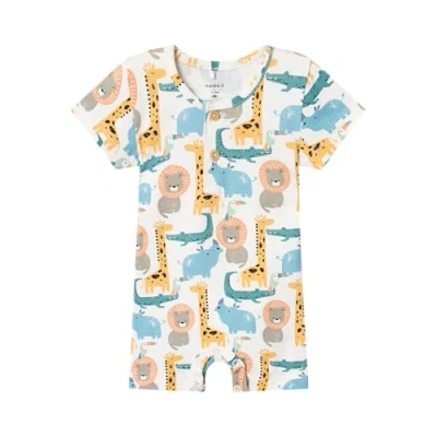 Abbildung von NAME IT Unisex Nbnosafari Sunsuit Sonnenanzug, Weiß, 68