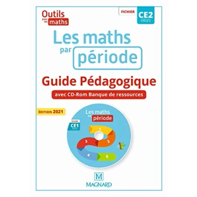 Abbildung von Outils pour Les Maths CE2 (2021) par période Guide pédagogique avec CD Rom banque de ressources du fichier