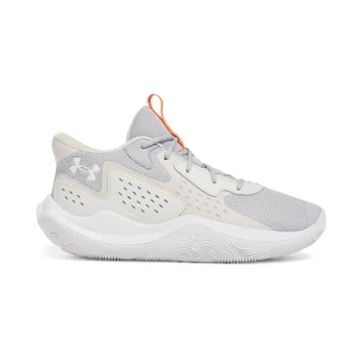 Abbildung von Under Armour JET 23 Basketballschuh, Herren, Größe: 44.5, Mod gray/ares red/white Leder und textil