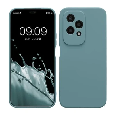 Abbildung von kwmobile Handyhülle kompatibel mit Honor 200 Lite Hülle Handy Case aus weichem Silikon in Antique Stone