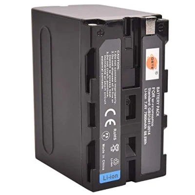 Abbildung von DSTE NP F970 F950 F930 Lithium Ionen Batterie für Sony HVR Z1 CCD TRV36E TRV93 TRV95, 7.2 V, 7400 mAh, Intelligentes Akku