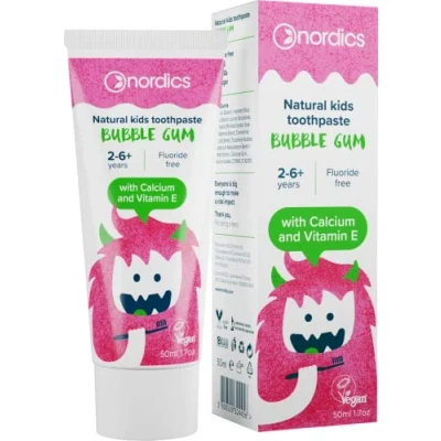 Abbildung von Zahnpasta Kids Bubble gum ohne Fluor Nor 50 ml