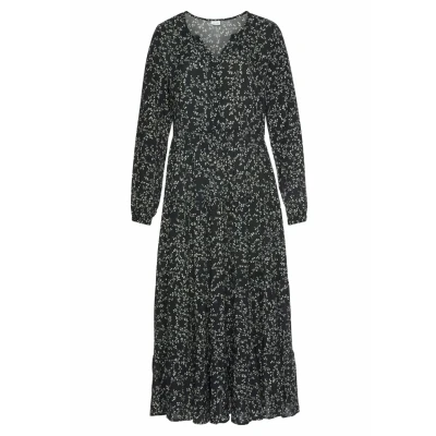 Abbildung von Lascana Maxikleid Maxikleid, Damen, Größe: 36, Schwarz