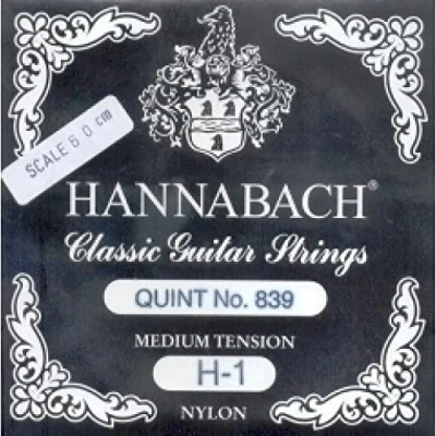 Abbildung von Hannabach 652827 Klassikgitarrensaiten (Quint Gitarre) Satz 839MT für 4/4 Gitarre