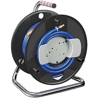 Abbildung von Brennenstuhl Druckluftschlauchtrommel Standard 20m Schlauch Ø 6/12mm Armatur DIN