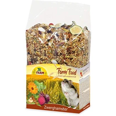 Abbildung von JR FARM Zwerghamster Adult Doppelpack 2 x 500 g Alleinfuttermittel für Beinhaltet 35 verschiedenen Saaten Enthält Vier hochwertige Proteinquellen
