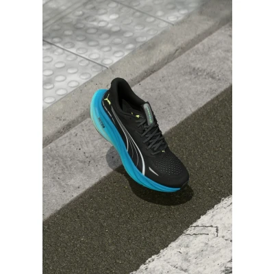 Abbildung von Puma Magnify NITRO™ 3 Laufschuhe Herren Black/Speed Blue Größe: 44.5