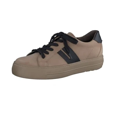 Abbildung von Paul Green Damen Pauls, Frauen Low Top Sneaker,Halbschuhe,straßenschuhe,Strassenschuhe,Sportschuhe,Freizeitschuhe,Hellbraun (Peanut/Black),38.5 EU / 5.5 UK