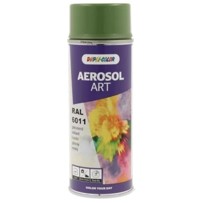 Abbildung von Dupli Color 741203 AEROSOL ART RAL 6011 resedagrün glänzend 400 ml