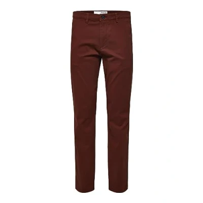 Abbildung von Selected Homme Slhslim NEW Miles Chino, Herren, Größe: 29x32, Cherry mahogany