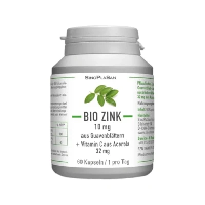 Abbildung von Bio Zink 10mg Aus Guavenblatt Mit Vit C 60 St